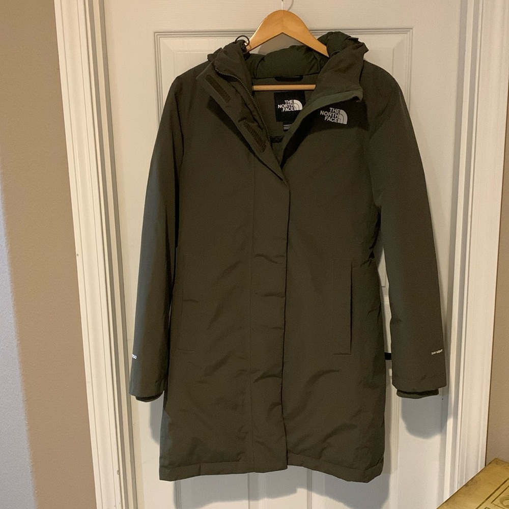 The North Face Women’s Arctic Parka Taupe Green Sz S